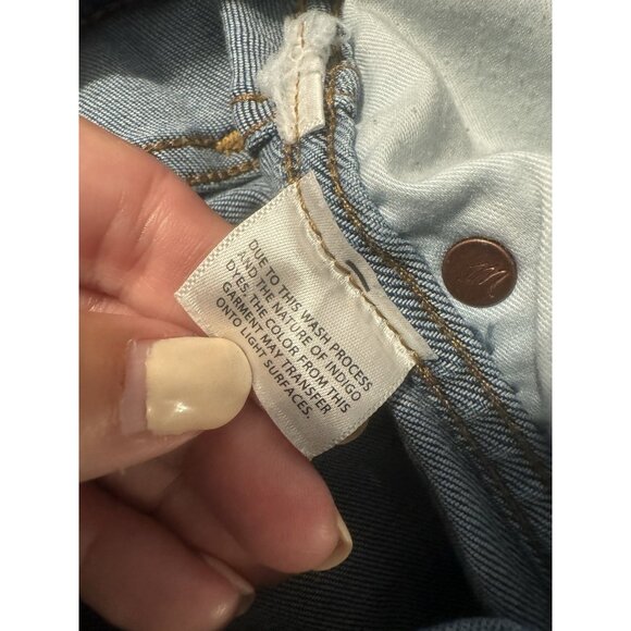 Madewell Size 27 Mid RIse Stovepipe Medium Wash Jeans Stretch - Picture 9 of 9